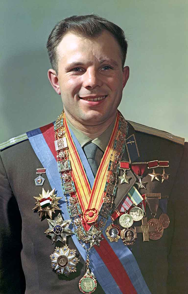 yuri gagarin portrait