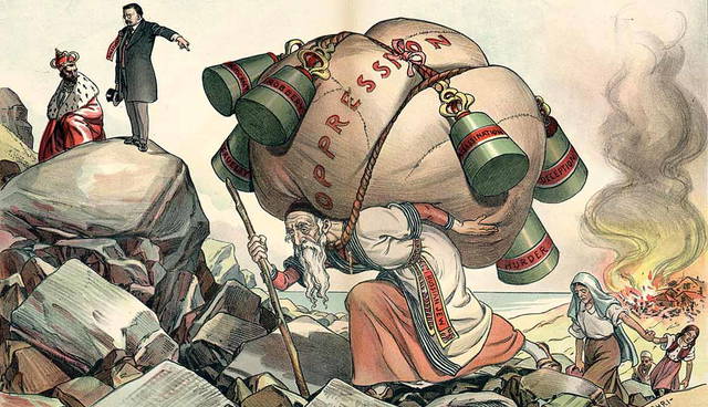 russian antisemitism cartoon