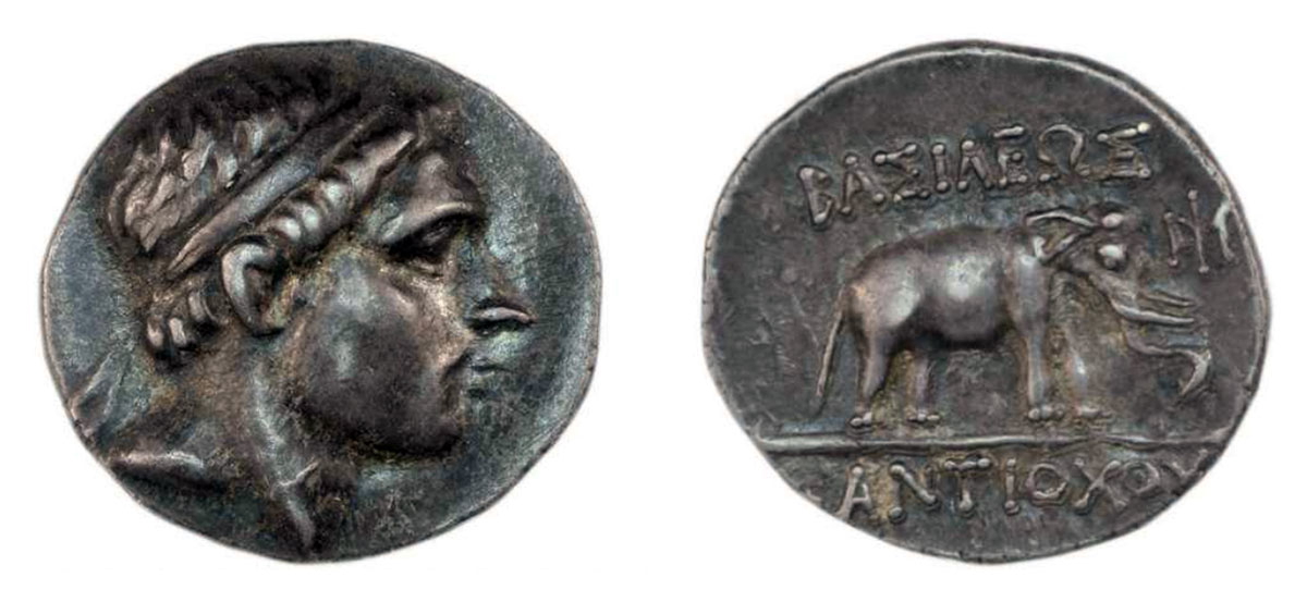 Antiochus elephant coin Syria British Museum