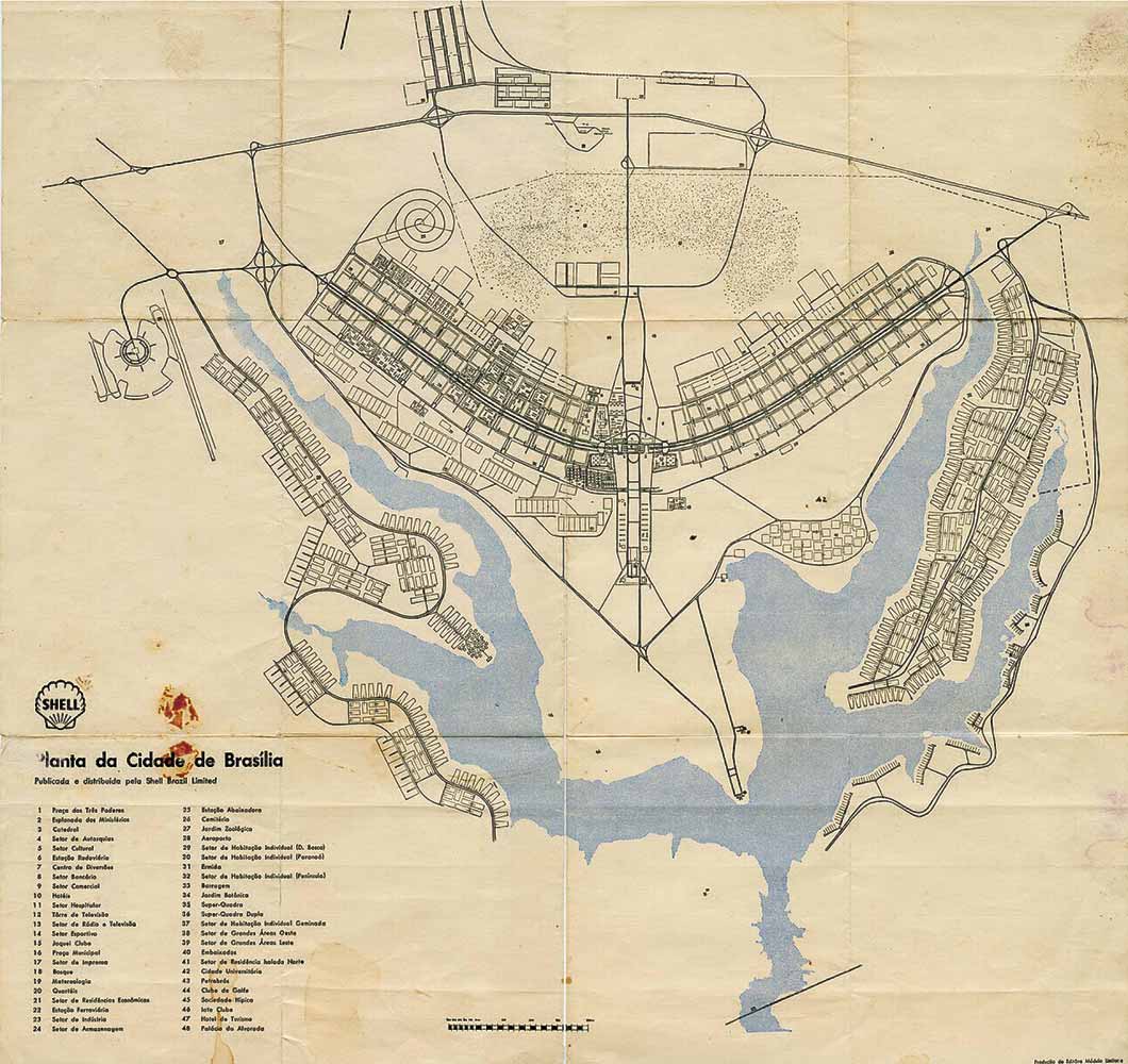 Brasilia map Brazil