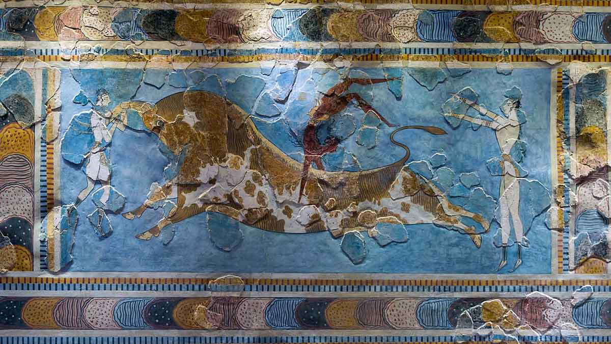 Bull Leaping Fresco