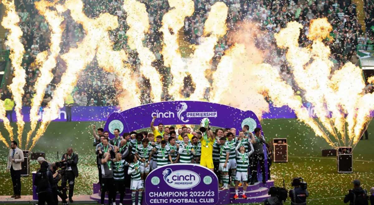 Celtic winning cup