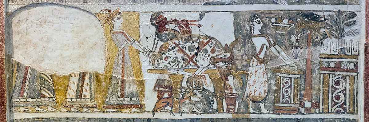 Hagia Triada Sarcophagus Fresco