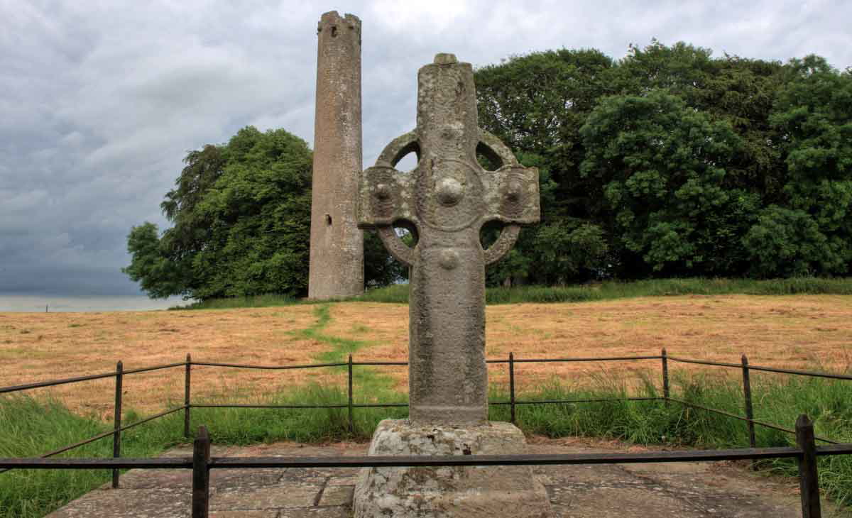 Irish Cross Round Tower Kilree