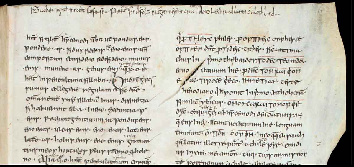 Irish manuscript Laithlind