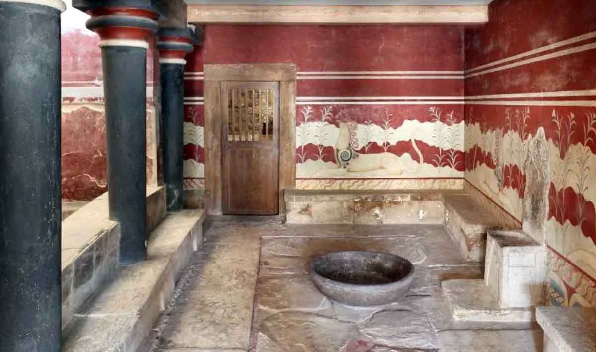 Knossos Throne Room Fresco