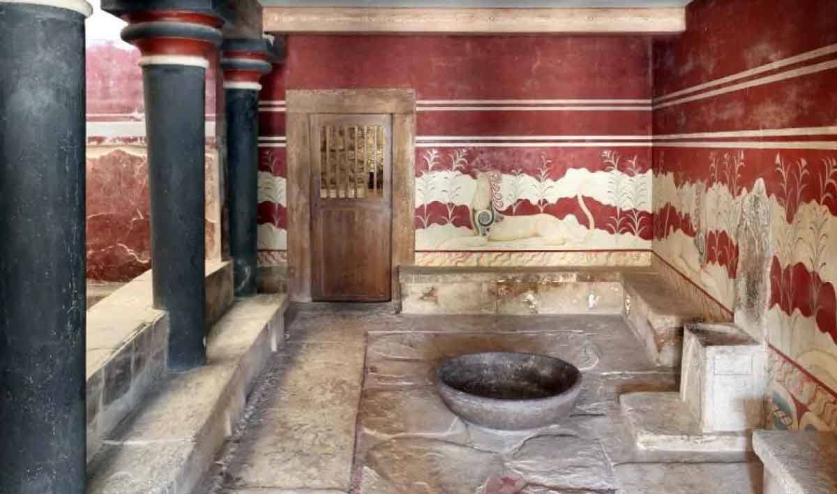 Knossos Throne Room Fresco