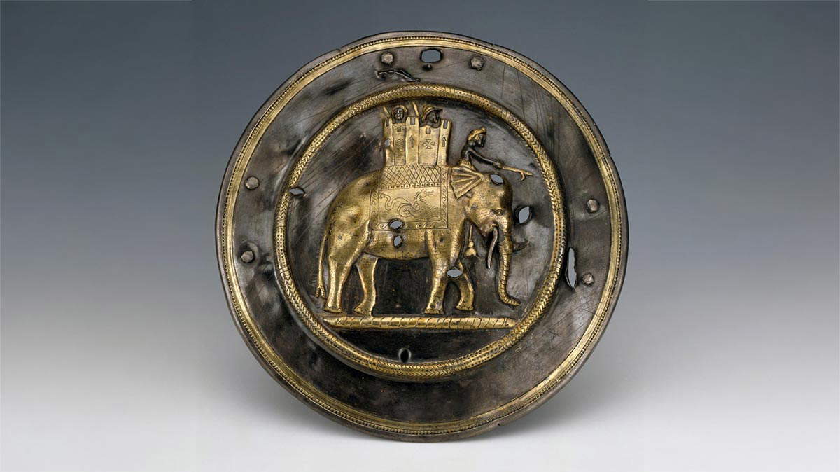 Phalera battle elephant 3rd 2nd Century BCE Iran Hermitage Museum