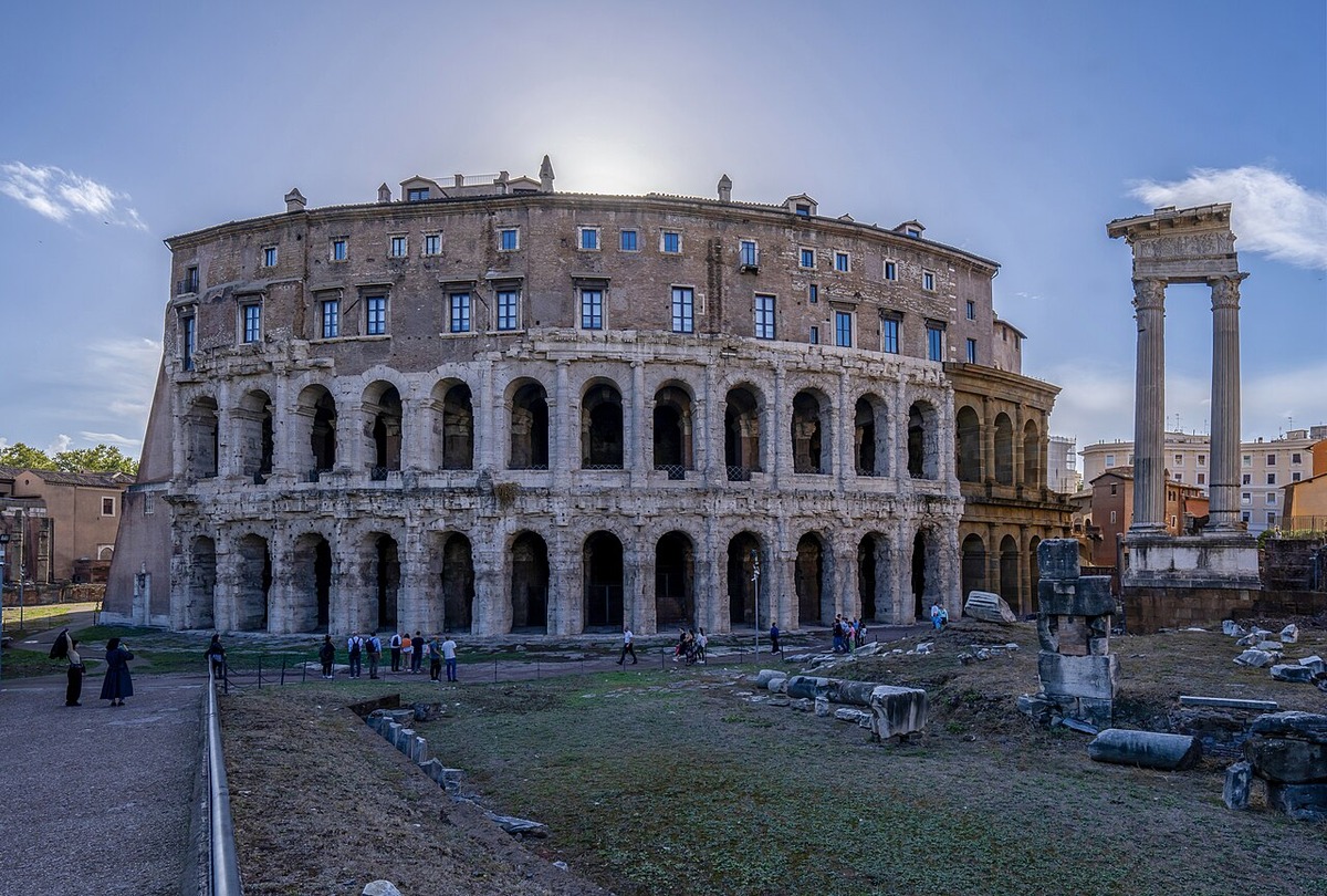 Remains of the Theater of Marcellus in Rome. Source: Wikimedia Commons