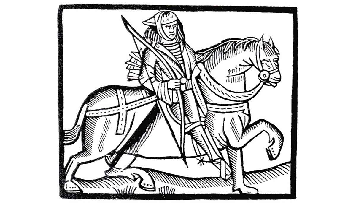 Robin Hood woodcut