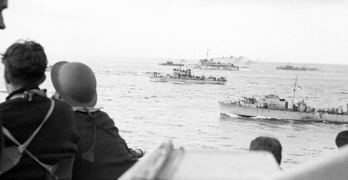 Royal Navy Destroyers Dieppe 1942