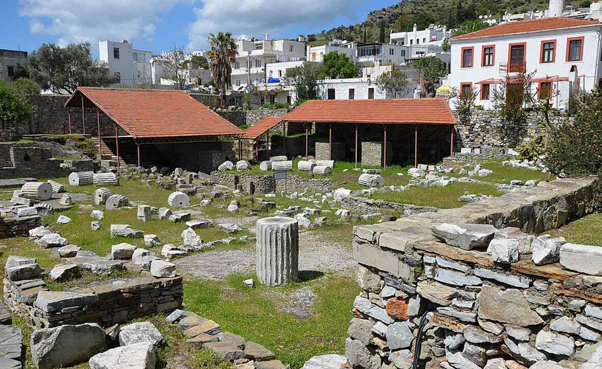 Ruins Mausoleum Halicarnassus