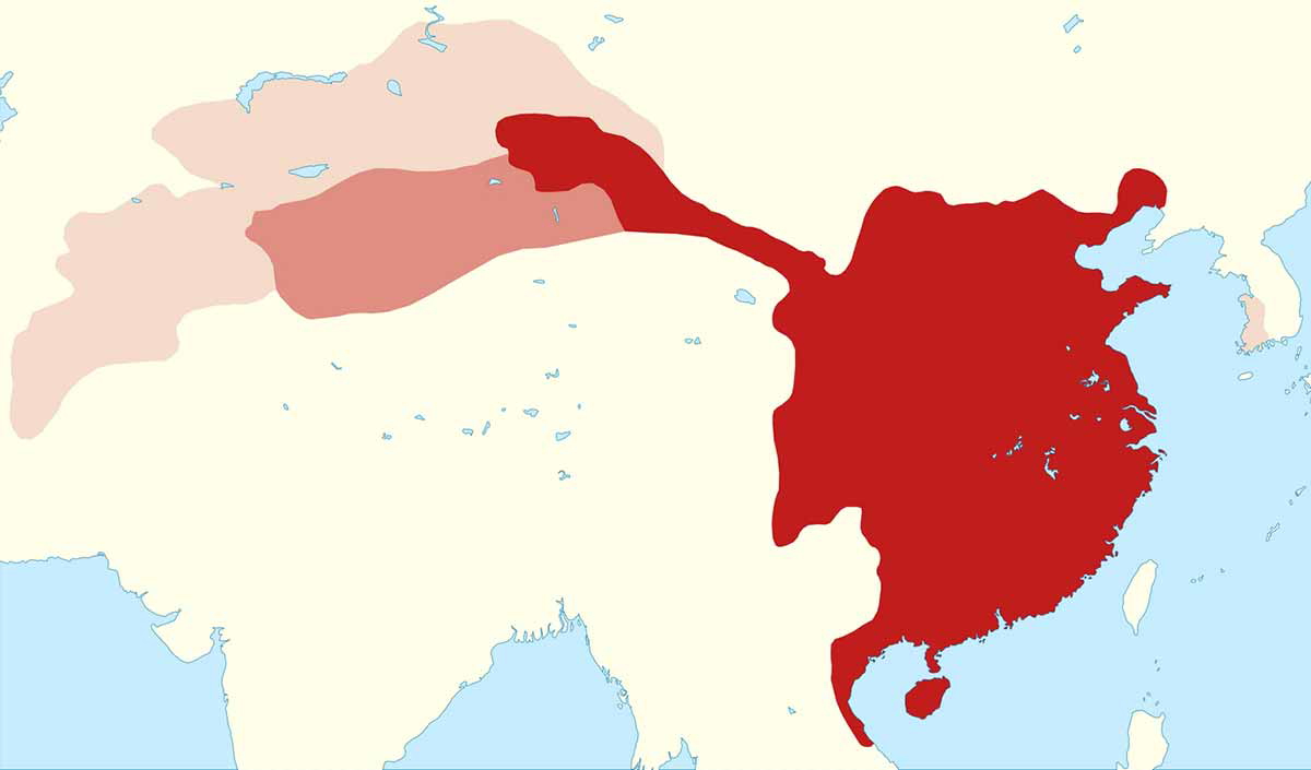 Tang empire map