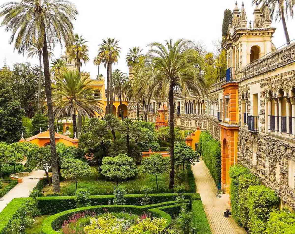 alcazar gardens seville