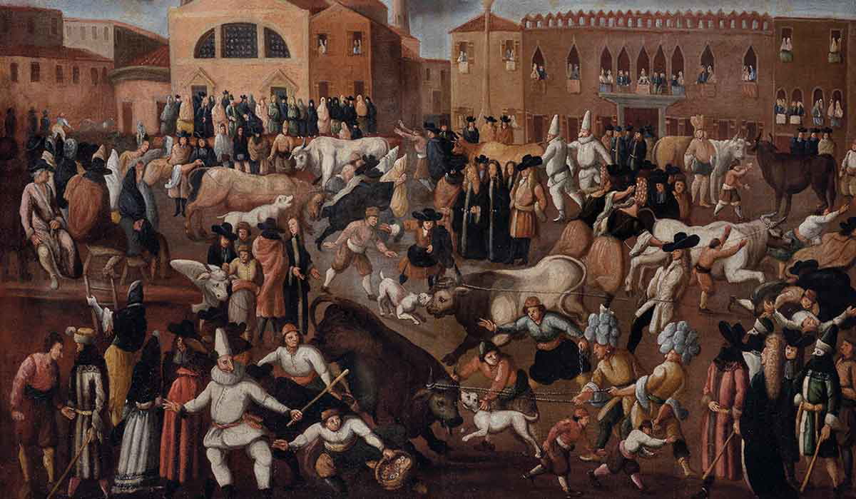 alessandro piazza bull hunt painting