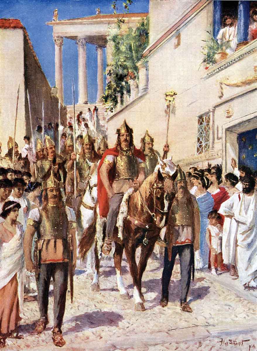 allan stewart alaric entering athens