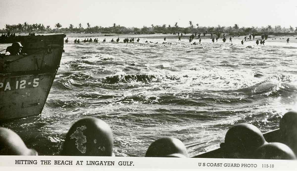 american landing lingayen gulf
