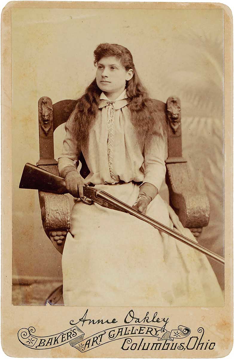 annie posing in 1880s