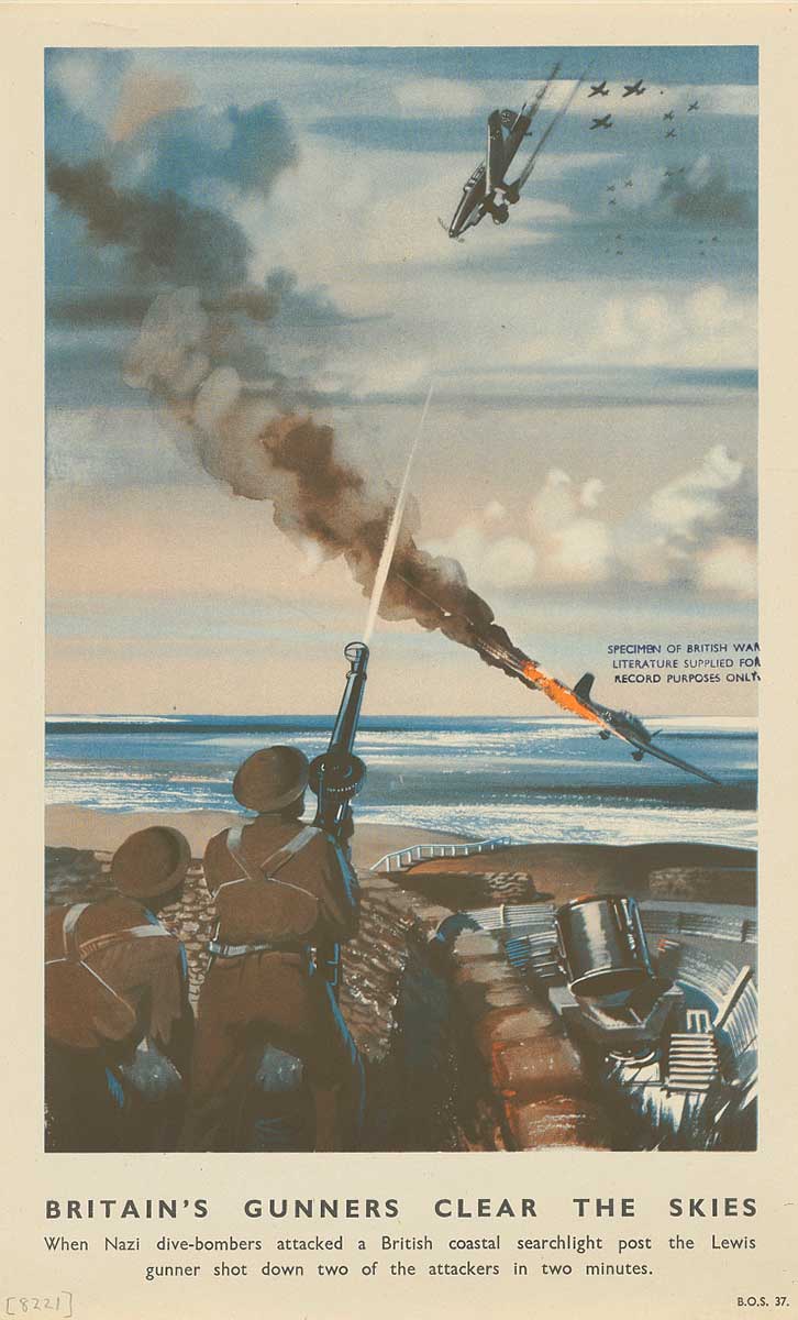 anti aircraft gunners british coastline