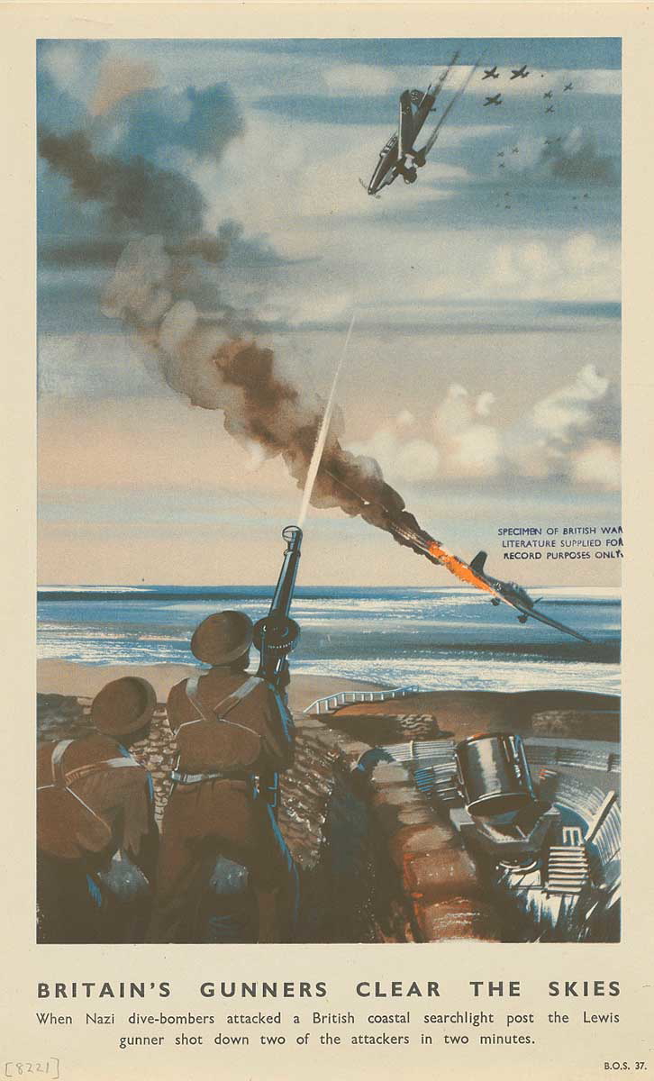 anti aircraft gunners british coastline