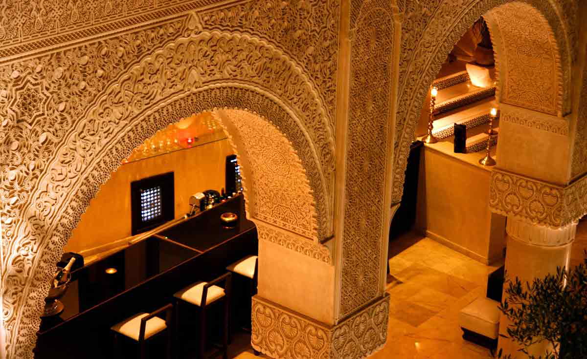 arches riad fez morocco