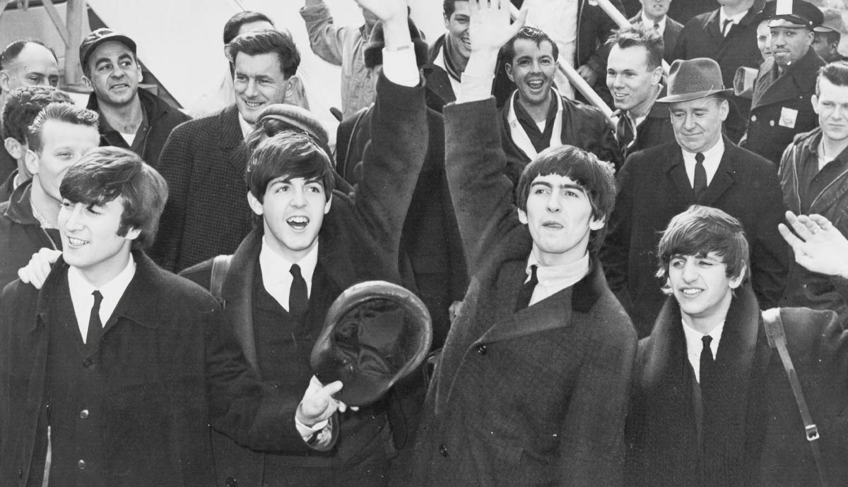 beatles music group british invasion 1960s