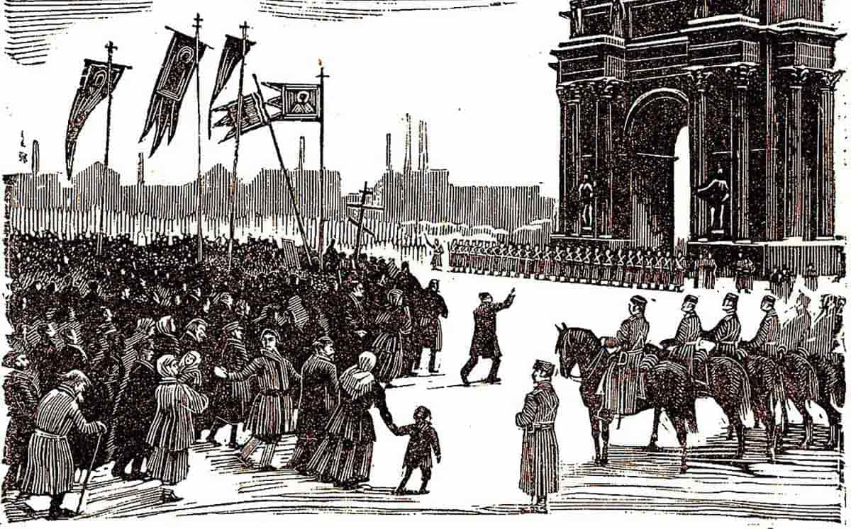 bloody sunday engraving