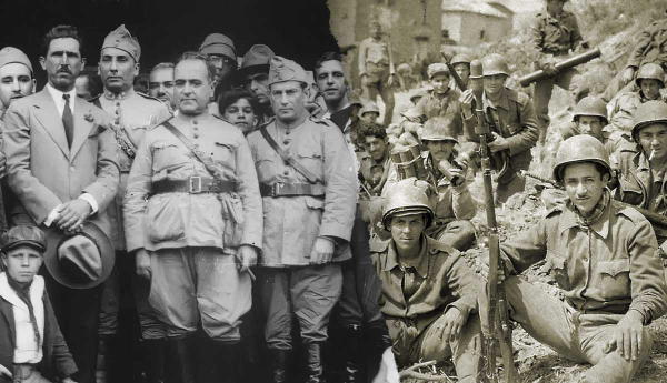 War soldiers and commanders