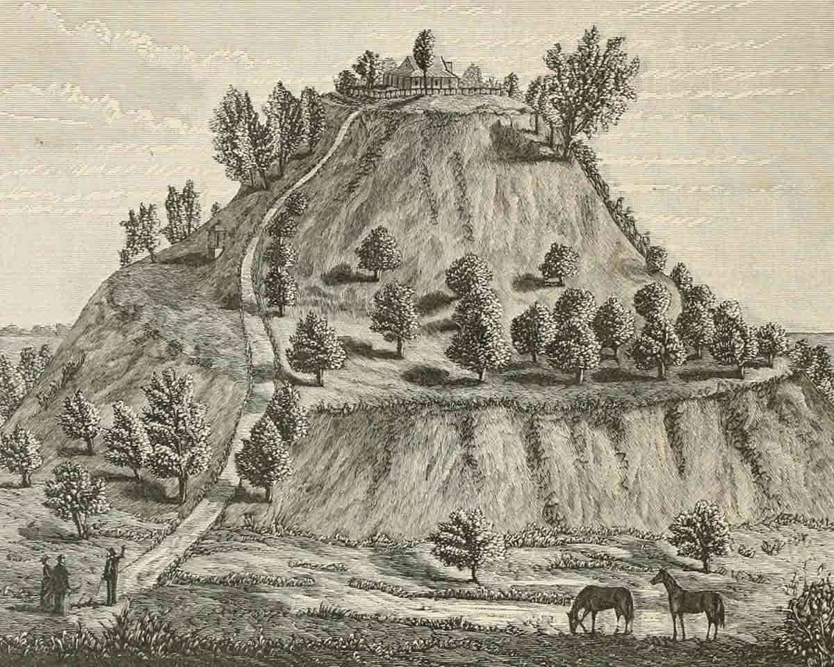 cahokia monks mound 1882