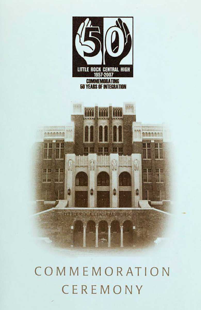 ceremony flyer racial integration little rock
