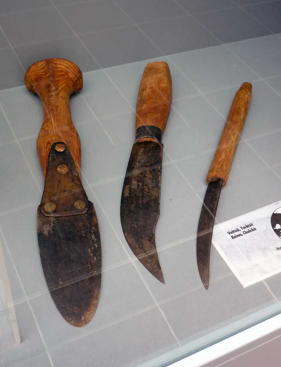 chukchi knives display arctic