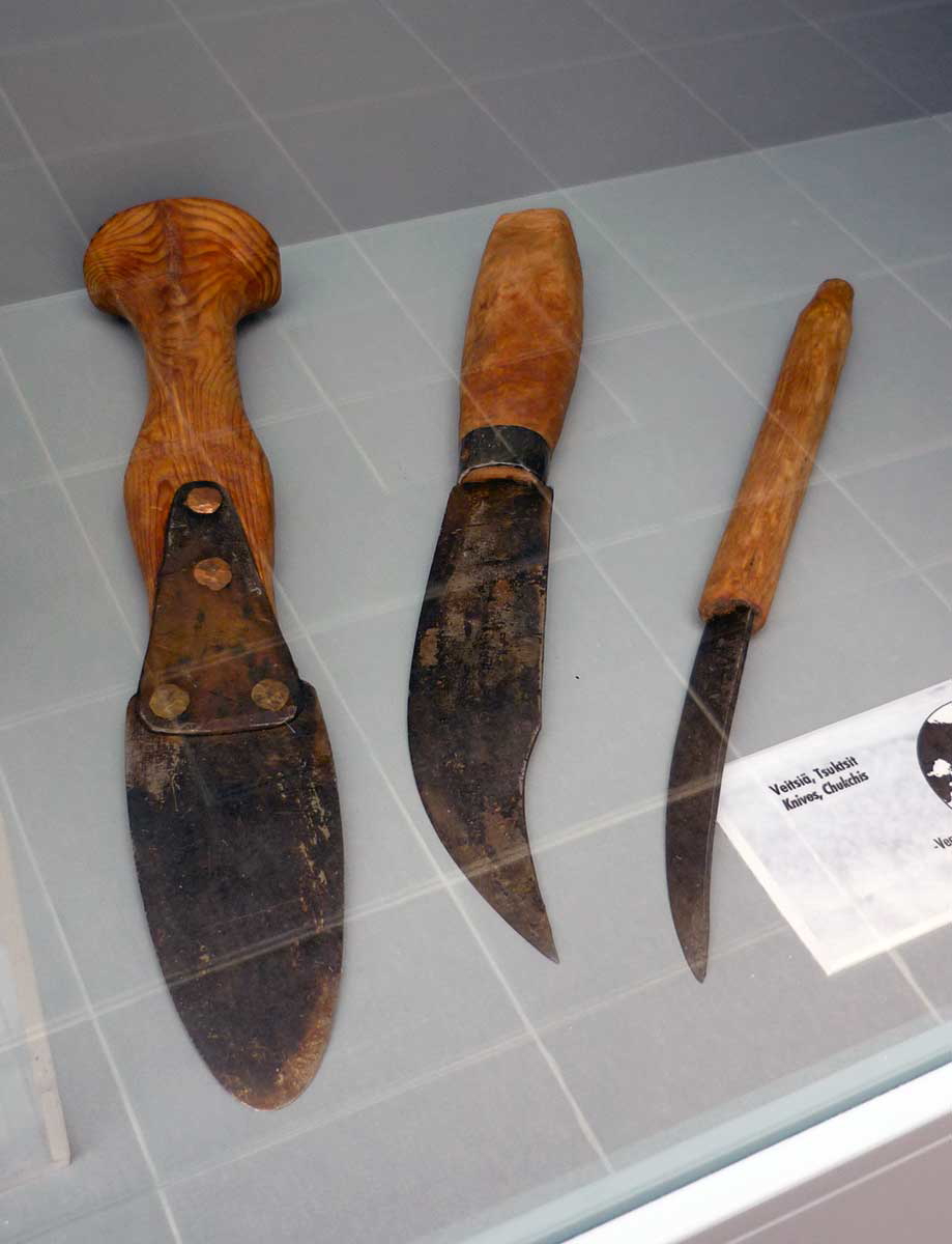 chukchi knives display arctic