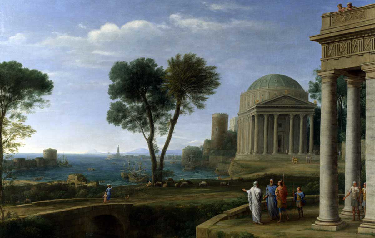 claude lorrain aeneas at delos