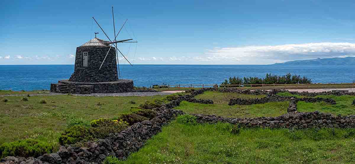 corvo island windmill azores