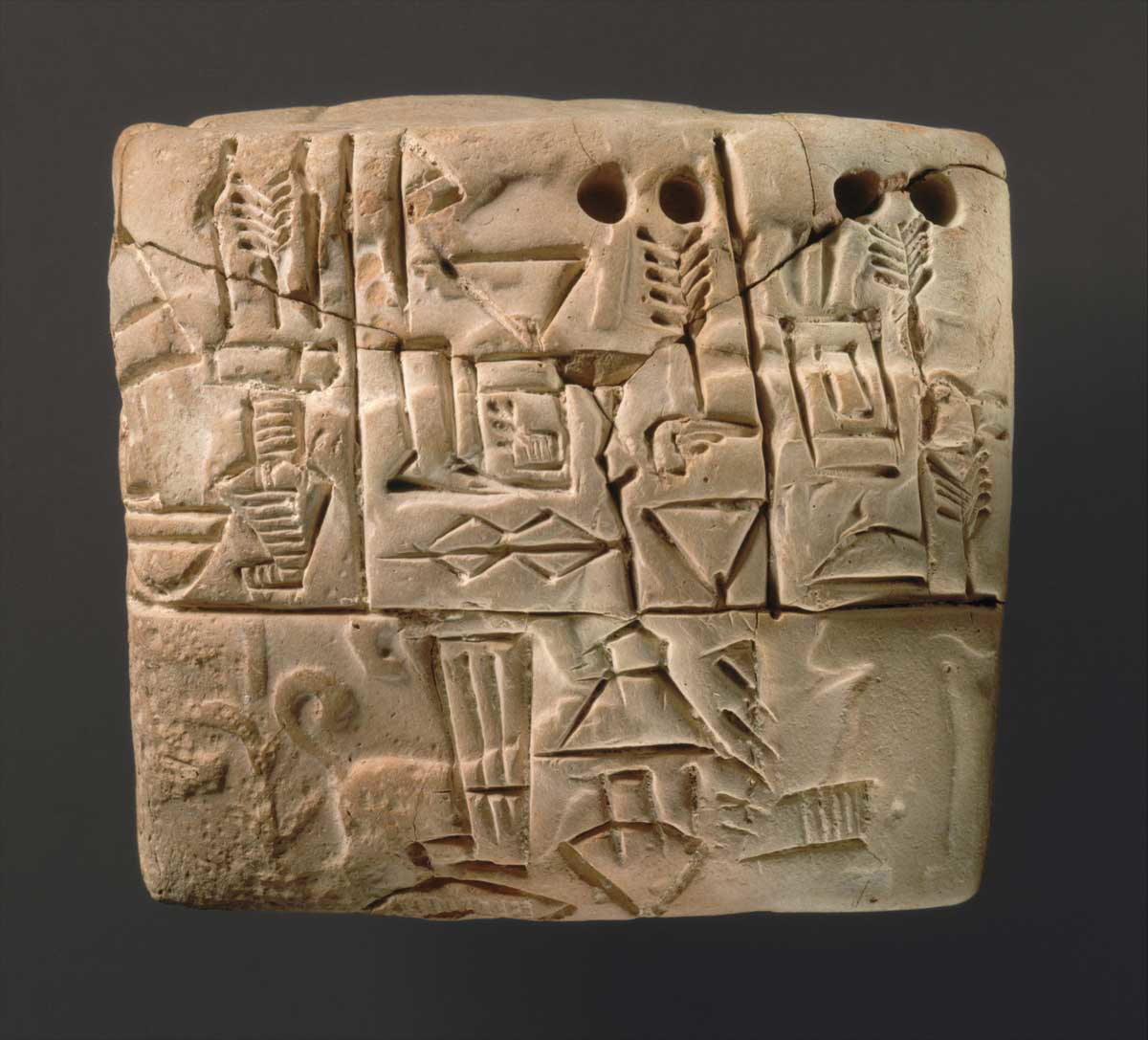cuneiform tablet barley distribution