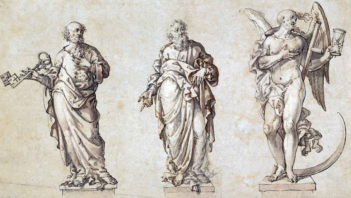 designs for saint peter saint paul and angel of death print