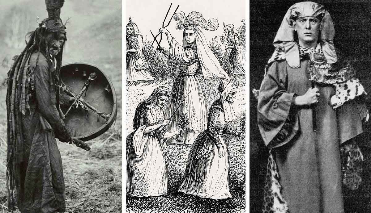 Ritual figures from different cultures