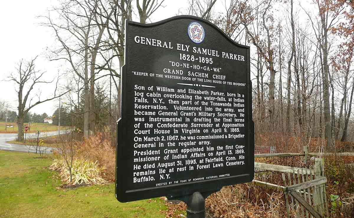 ely s parker historical marker