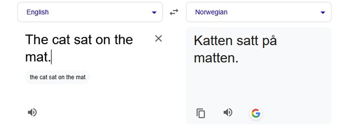 english norwegian translation