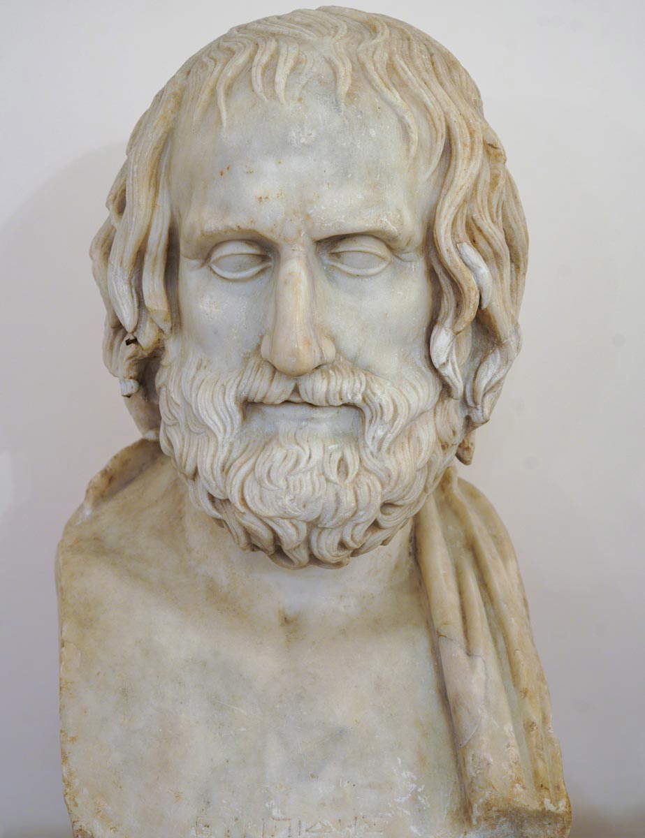 euripides bust