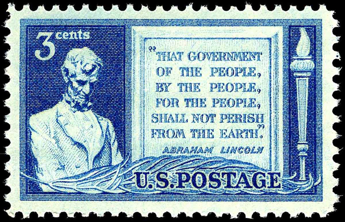 excerpt printed on stamp