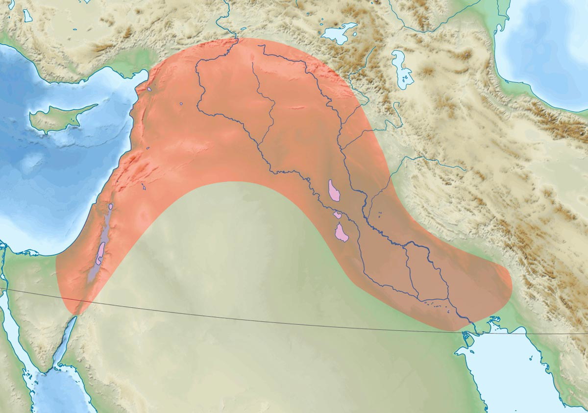fertile crescent map