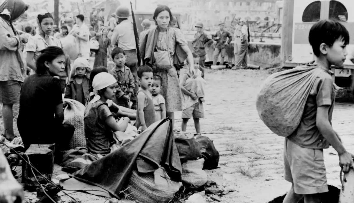filipino refugees 1945