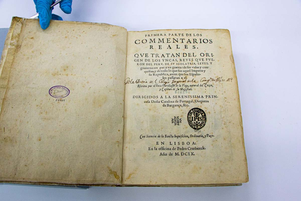 first edition comentarios reales de los incas