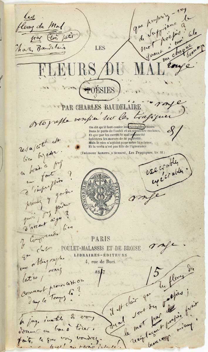 fleurs du mal cover