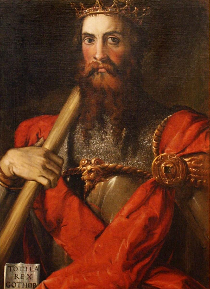 francesco salviati portrait of totilla