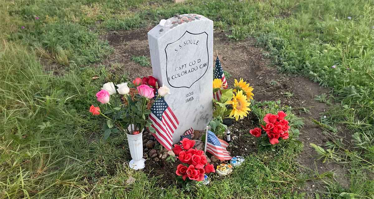 gravesite of silas soule