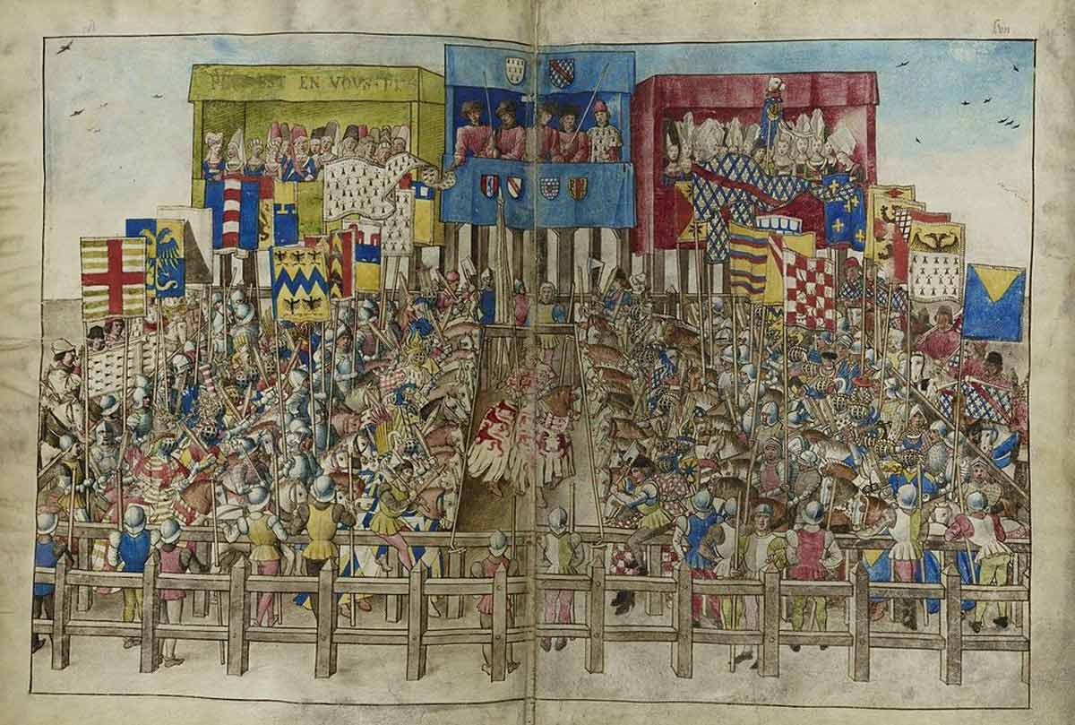 grounds watch medieval tournament