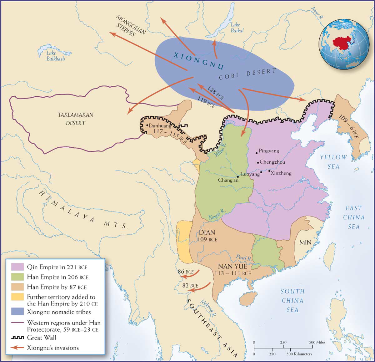 han dynasty expansion map