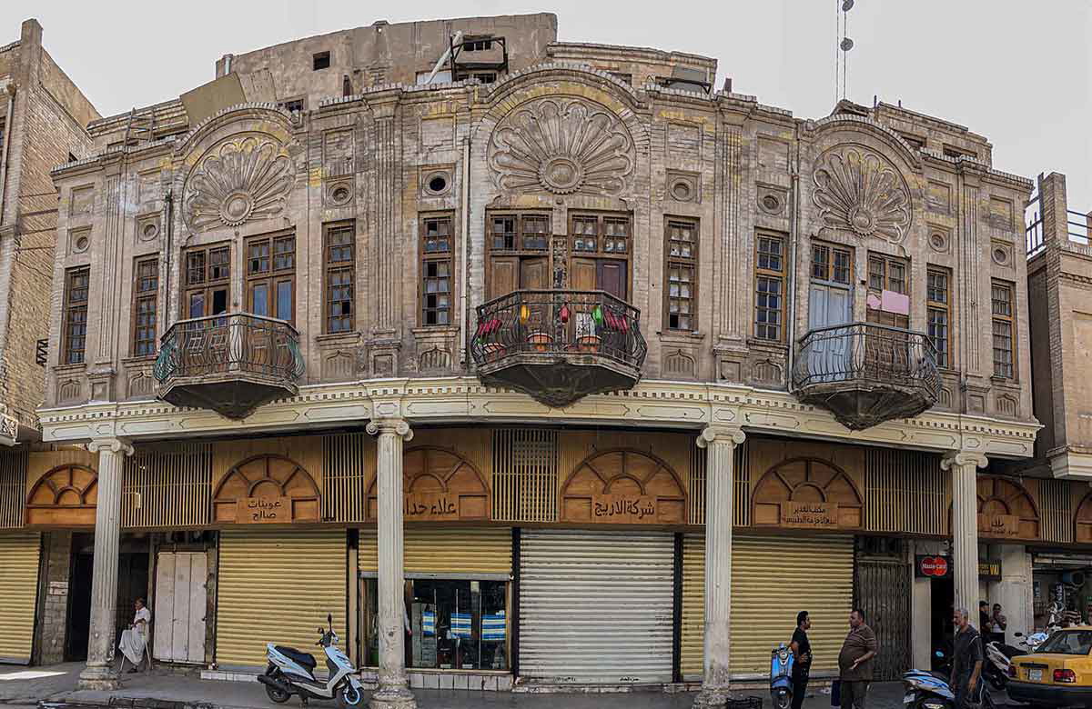 heritage building baghdad old city